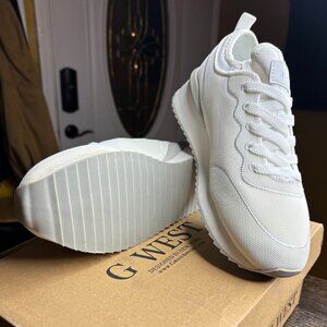 G-West White Sneakers Women’s 7.5 | Lightweight Platform Trainer